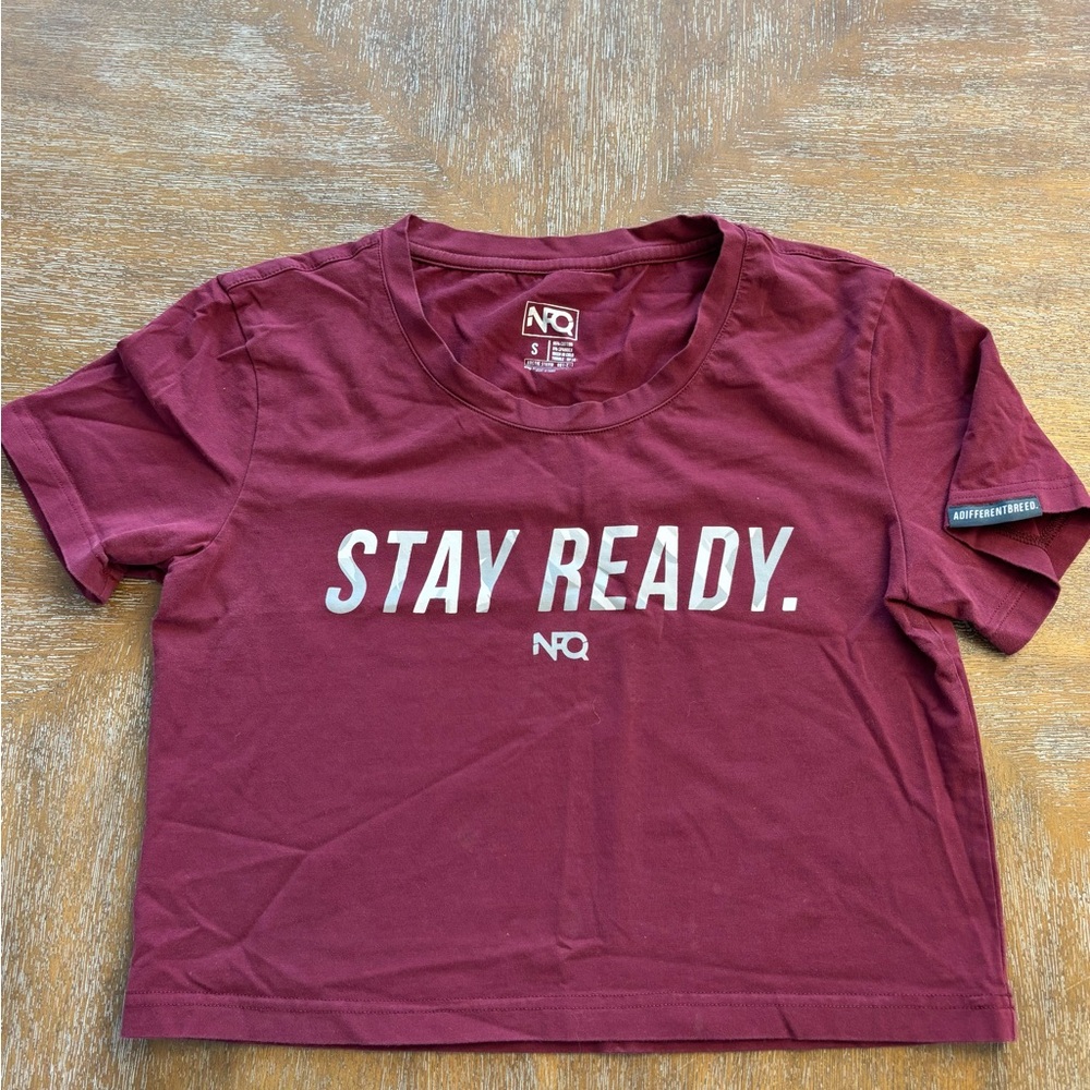 Women's Burgundy Graphic Tee